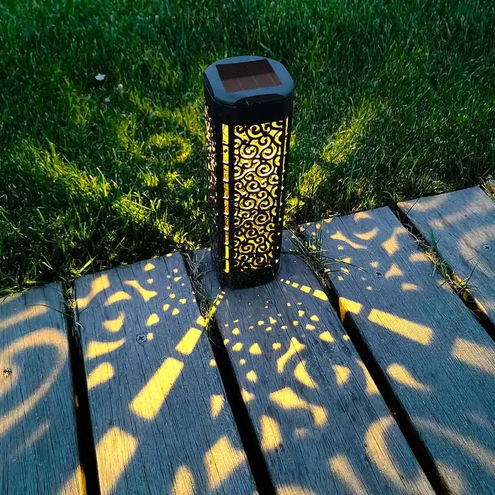 2 Pack Solar Driveway Lights Outdoor Led Solar Lawn Decoration Landscape Garden Lamp for Lawn Patio Yard Walkway