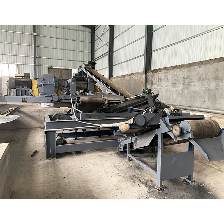 Scrap Tyre Cutter Tire Recycling Production Line Tire Rubber Cutting Machine