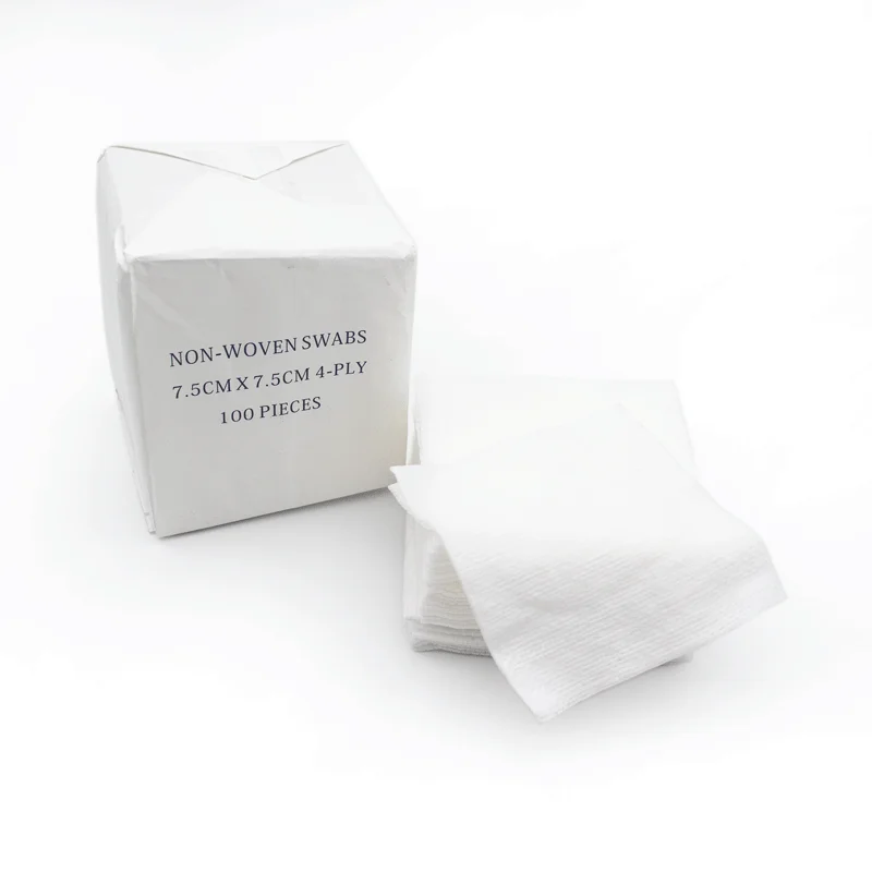 High Quality 3x3 Inch Non Woven Sponges, Non-Sterile Dental Gauze for First Aid and Medical Supplies