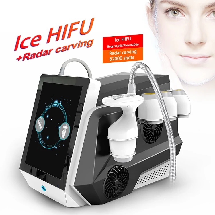 Cheaper Price 2 In 1 5d Ice Hifu Vmax Anti-Wrinkle Hifu Ice Cooling Frozen Hifu Body Slimming Anti-Aging Machine