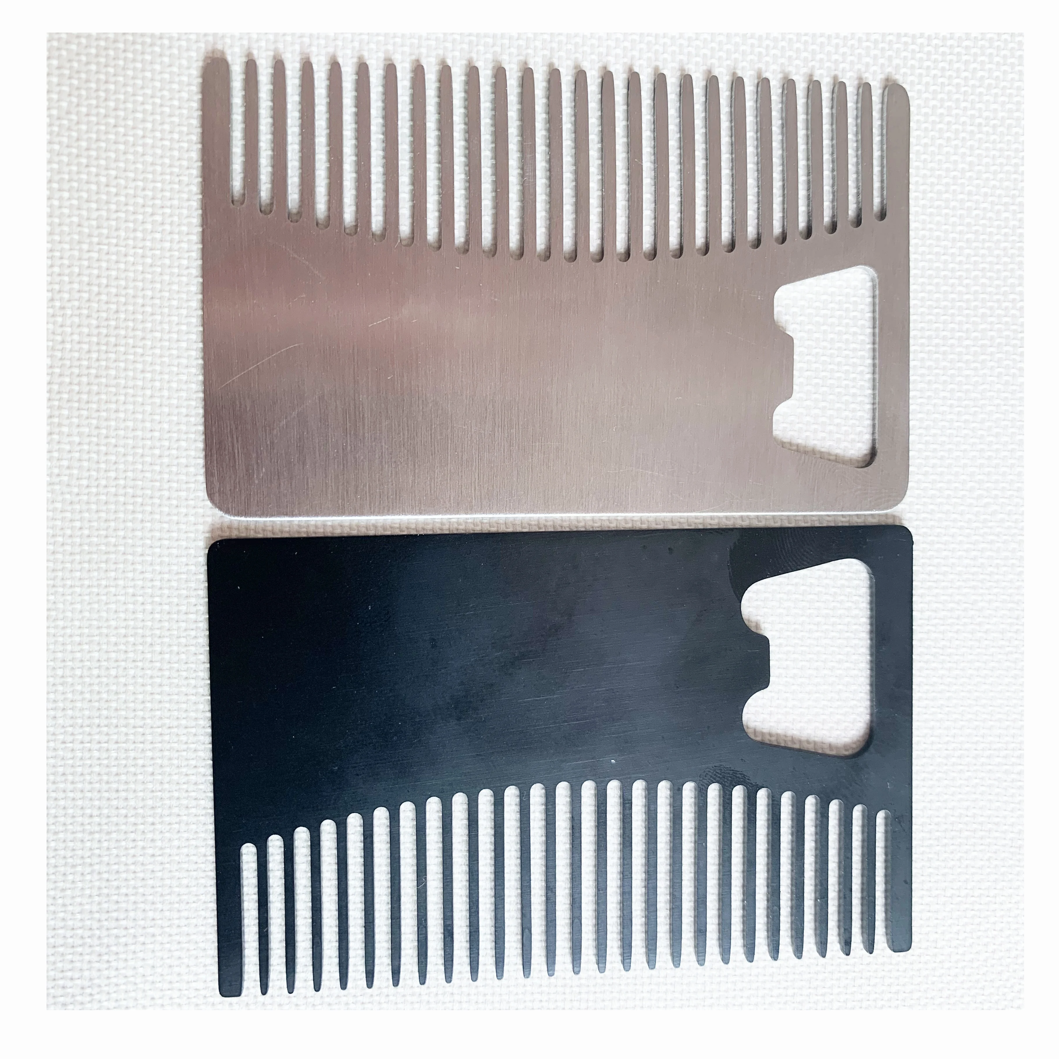 Personalized Powder Coated Man Beard Comb Bottle Opener