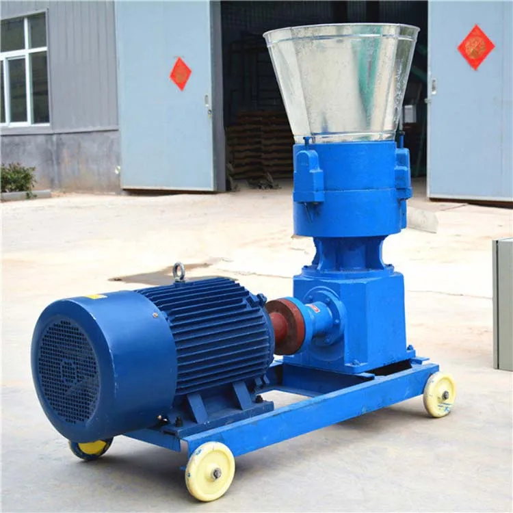 60-300 kg/h small Animal feed pellet mill machine line chicken feed processing machine with grinder mixer conveyor