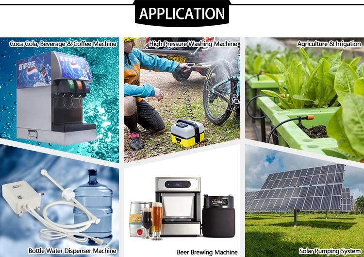 SEAFLO 21 series food grade self priming pump juicer ice cream mix pump auto cycle water pump