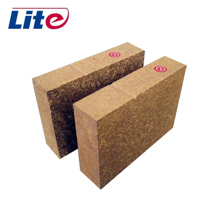 Electrofusion magnesium  Mag-Cr refractory brick magnesia chrome brick for kiln