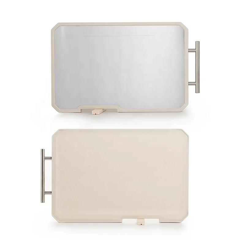 Household stainless steel double sided cutting board Sterile mildew proof multifunctional chopping board