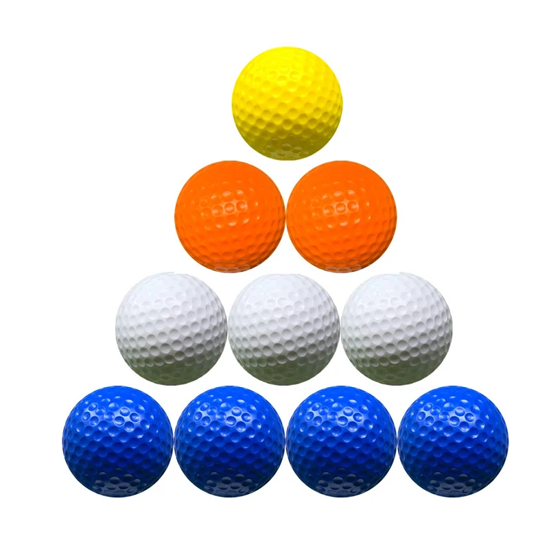 
1 double 3 Dozen custom multi-color foam range practice tournament golf ball 