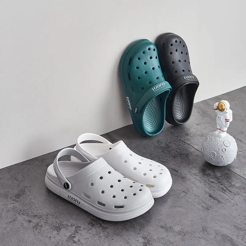 LUOFU 2021 men shoes Garden shoes EVA  sandals for men  Nursing  clogs