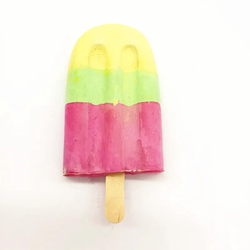 Factory custom design chalk ice cream design suction card packaging