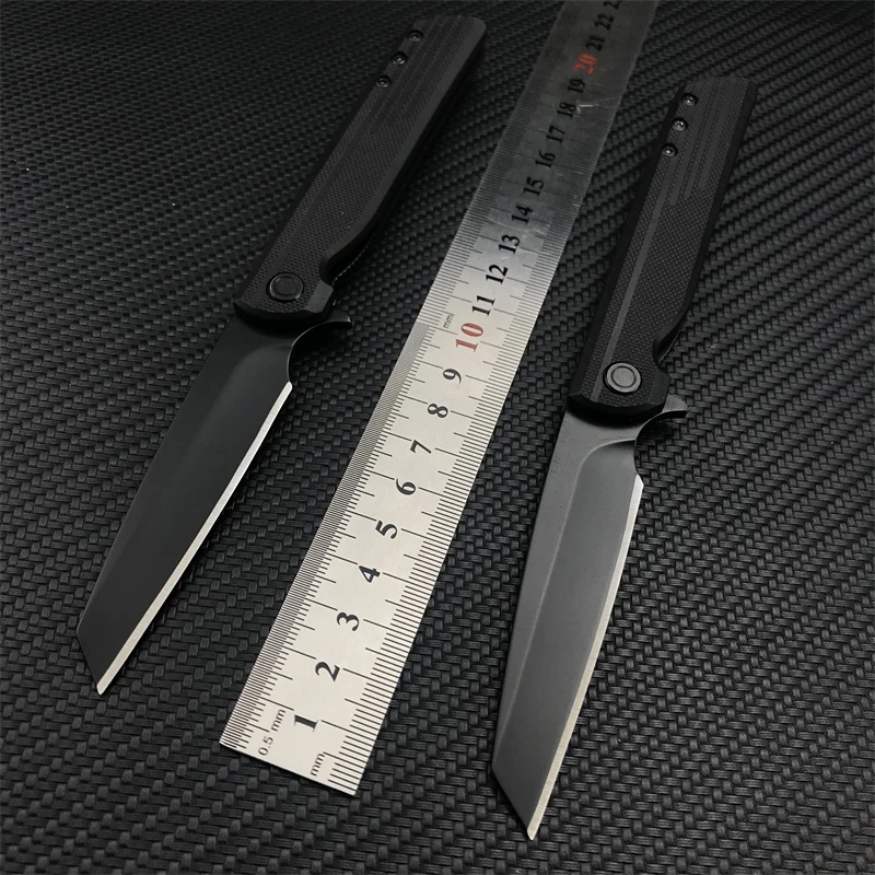 LCK+ 3802K G10 Handle Folding Pocket Knife Camping Survival EDC Self Defense Tactical Knife