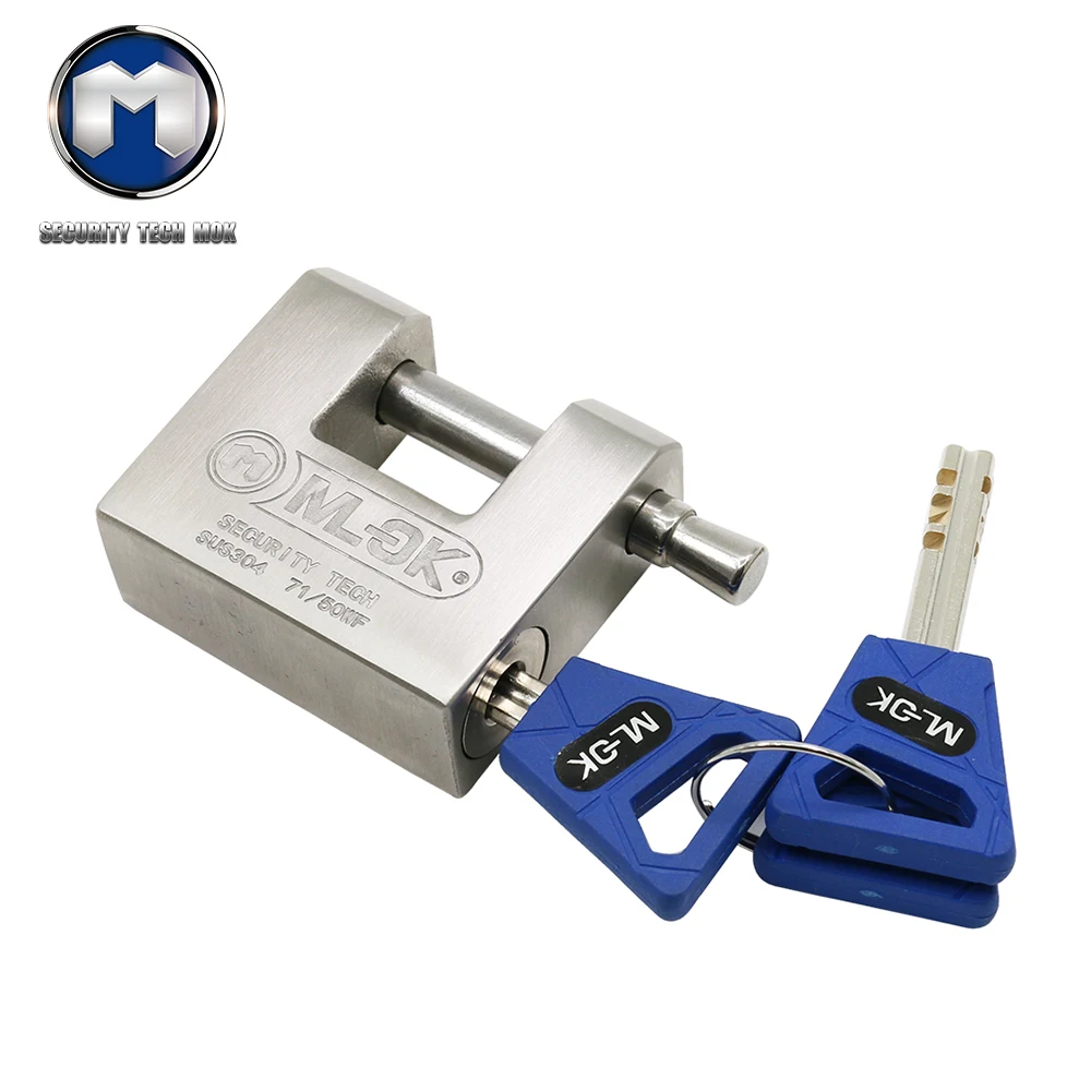 MOK нержавеющий 304 контейнер из нержавеющей стали прямоугольный висячий замок