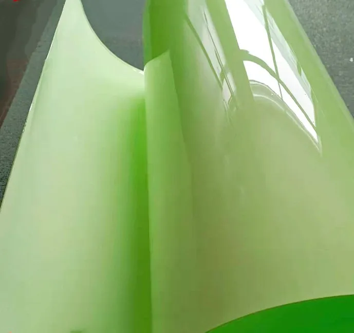 Customized Good Packaging Laminated Roll Film green PET/RPET Plastic sheet For vacuum forming and blister packaging