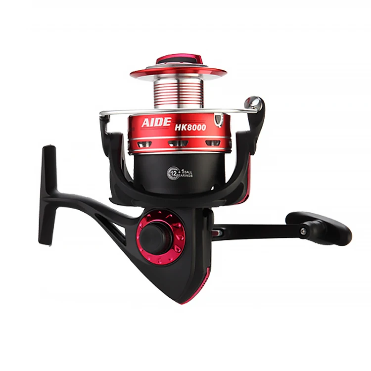 High Quality Metal Fishing Wheel Hk8000-10000 Bicolor Aluminum Alloy Spinning Fishing Reel