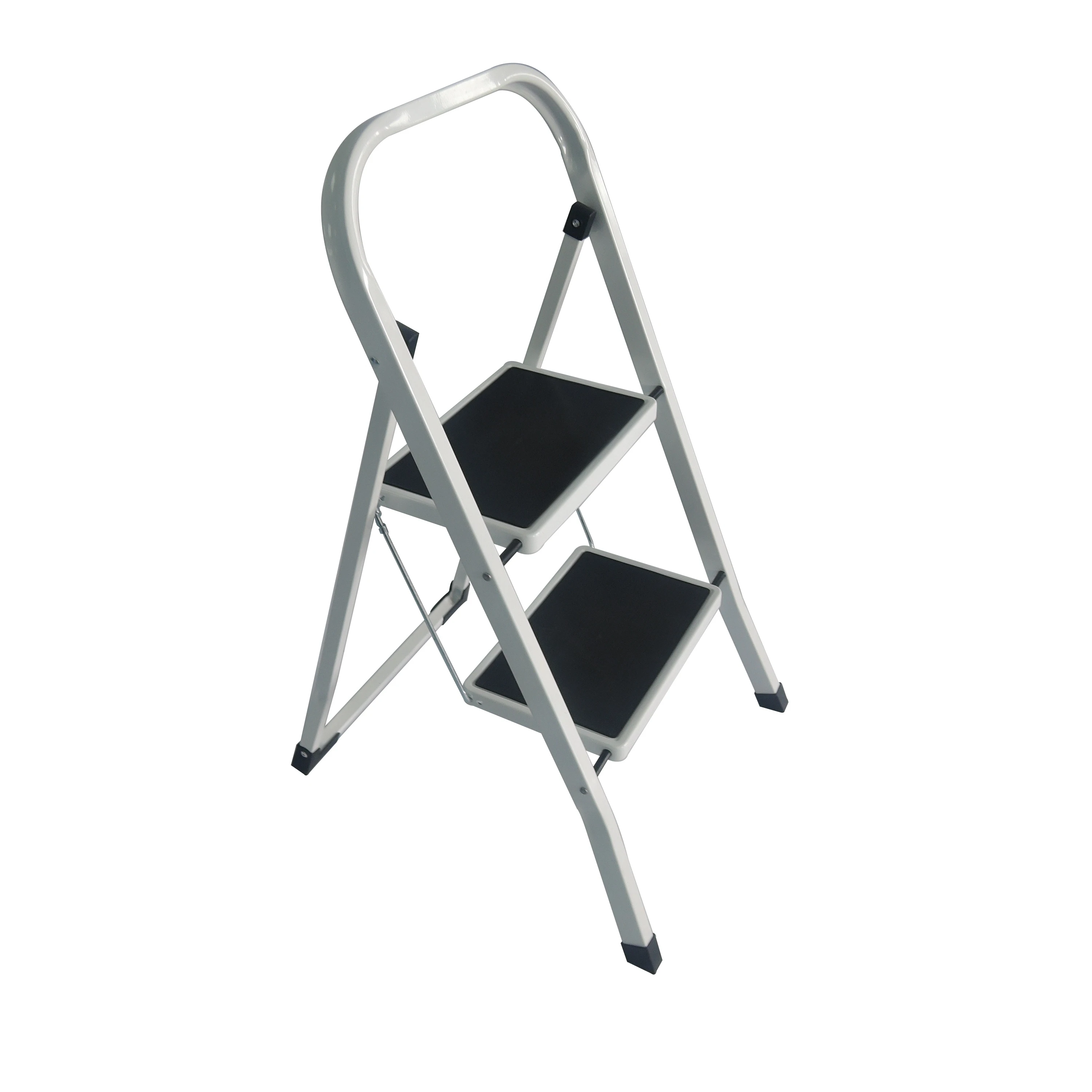 Высококачественная алюминиевая ступенчатая лестница с перилами портативная тонкая Складная и большая платформа