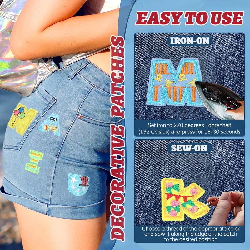 Hot sale custom Heat Press 3d Puff Logo Badges Embroidered Patch Sew On Iron On Clothing Patches Embroidery Letters Patch