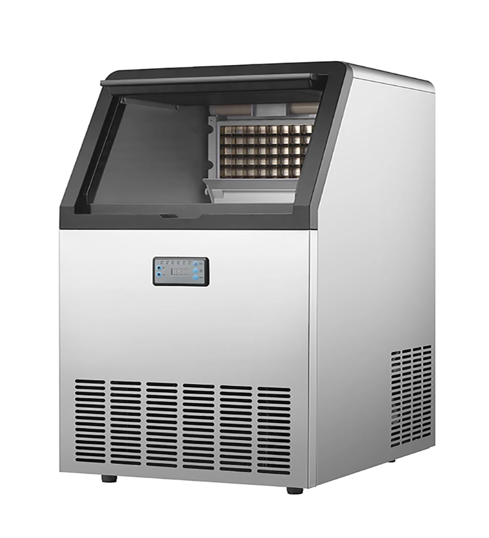 Stainless Steel+abs Ice Maker Machine 45kg Commercial Cube Ice Machine Portable Ice Maker