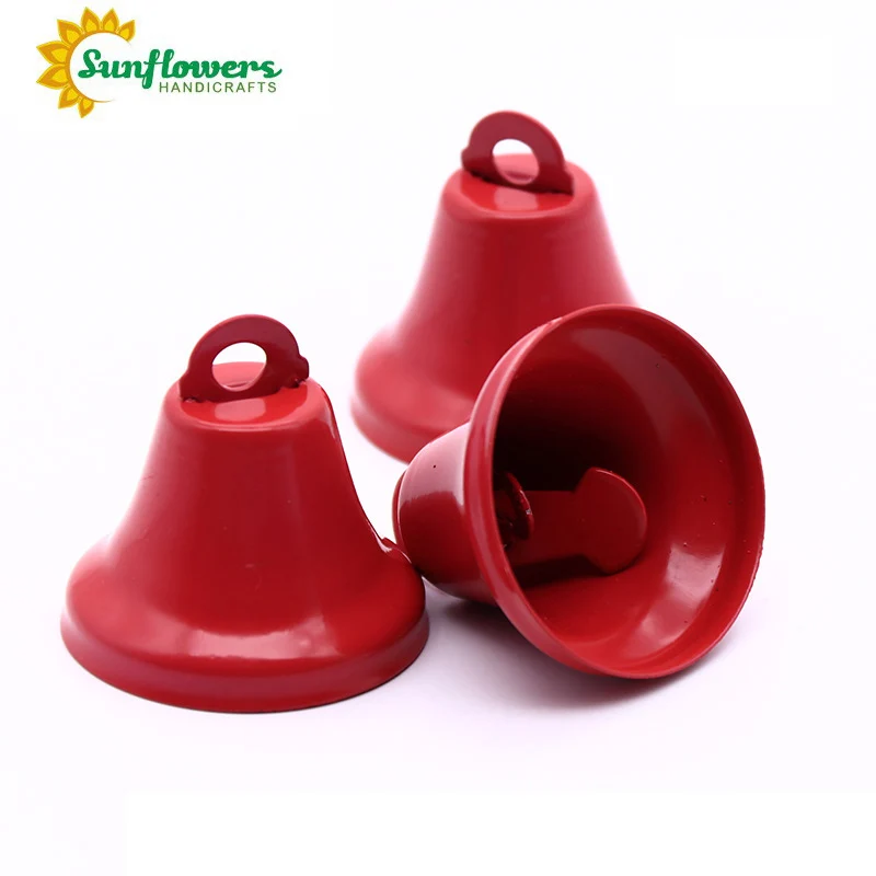 Craft DIY 48mm Blue Christmas Metal Jingle Bell Ornaments