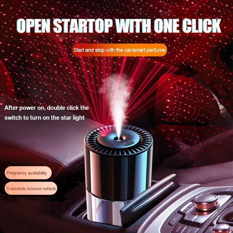 New Perfume Accessories Aromatherapy Automatic Spray Aroma Diffuser Car Air Freshener