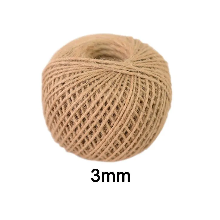 Jute Rope Factory Direct Supply Twisted Manila Rope 100% Hemp Twisted Braided Cotton Rope