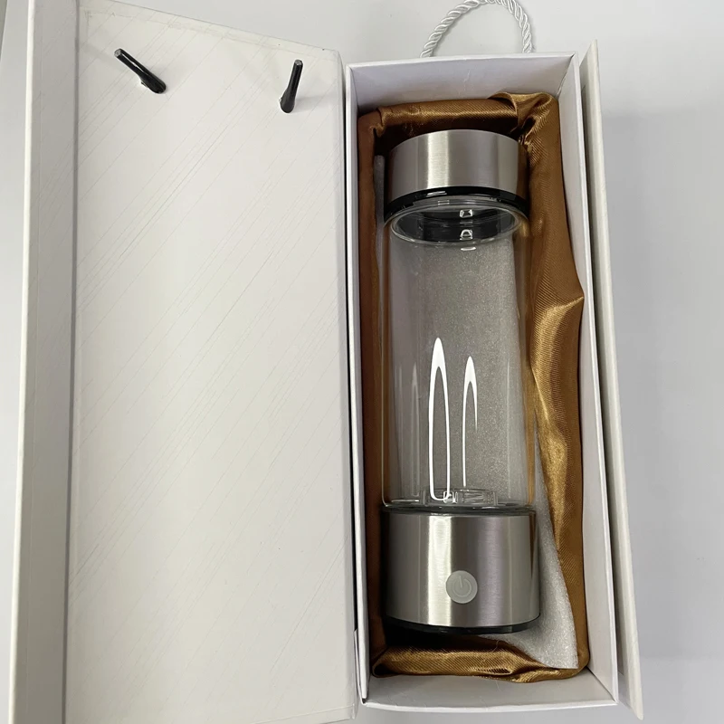 New 2024 Gift Set SPE PEM Technology Hydrogen-rich Hydrogen Water Bottle Generator Smart Tasteless H2 Hydrogen Rich Water Bottle