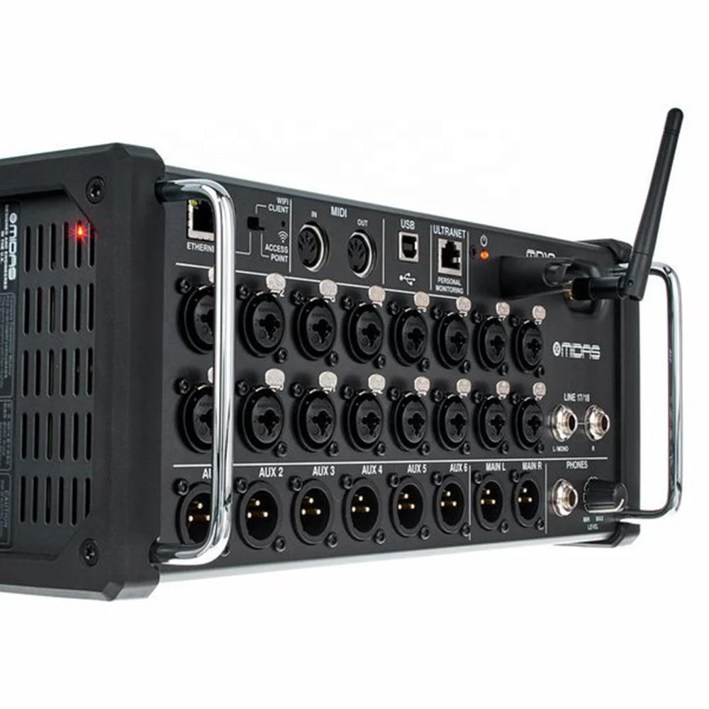 Midas MR18 Digital Mixer Pa Sound System Music Equipment 18-Channel Digital Console For Stage Live Show