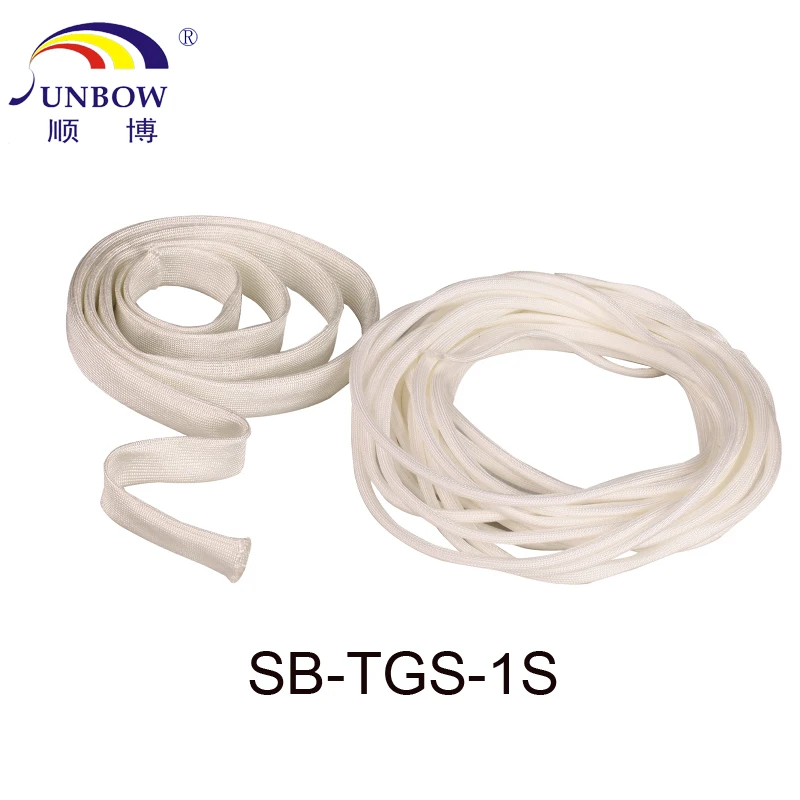 Manufacturer Hot Sales Fiberglass tube Uncoated Silicone Rubber Fiberglass Braided Sleeve Sleeves