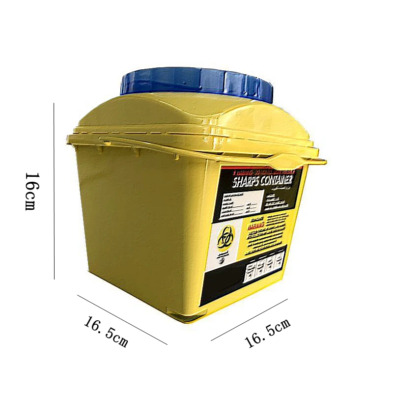 JCMED 1.5L Medical sharp bin box container dispose