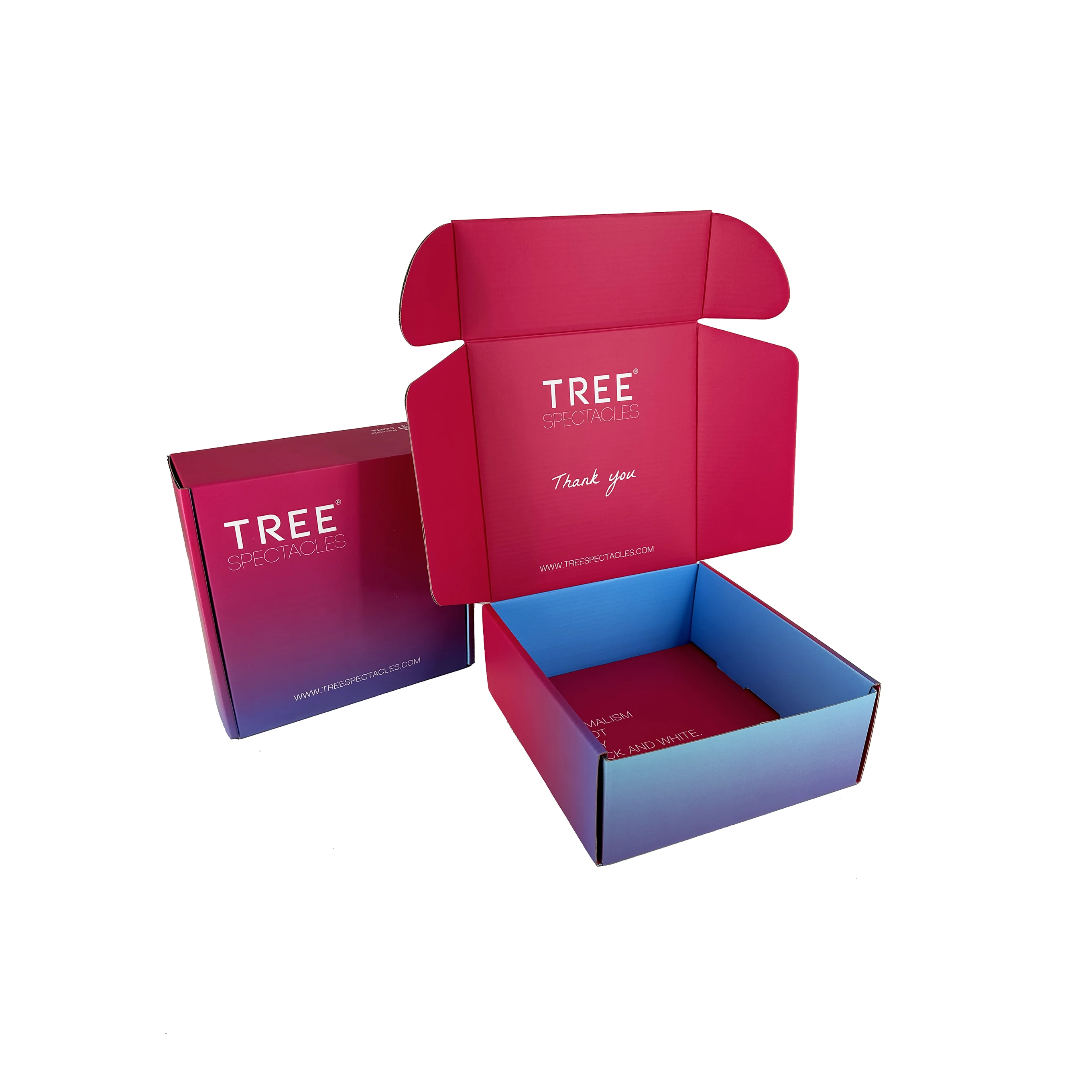 C7 Custom Logo Recycled Environmental High Quality Printed Colorful Mailing Corrugated Box Glasses Packaging Shipping Box