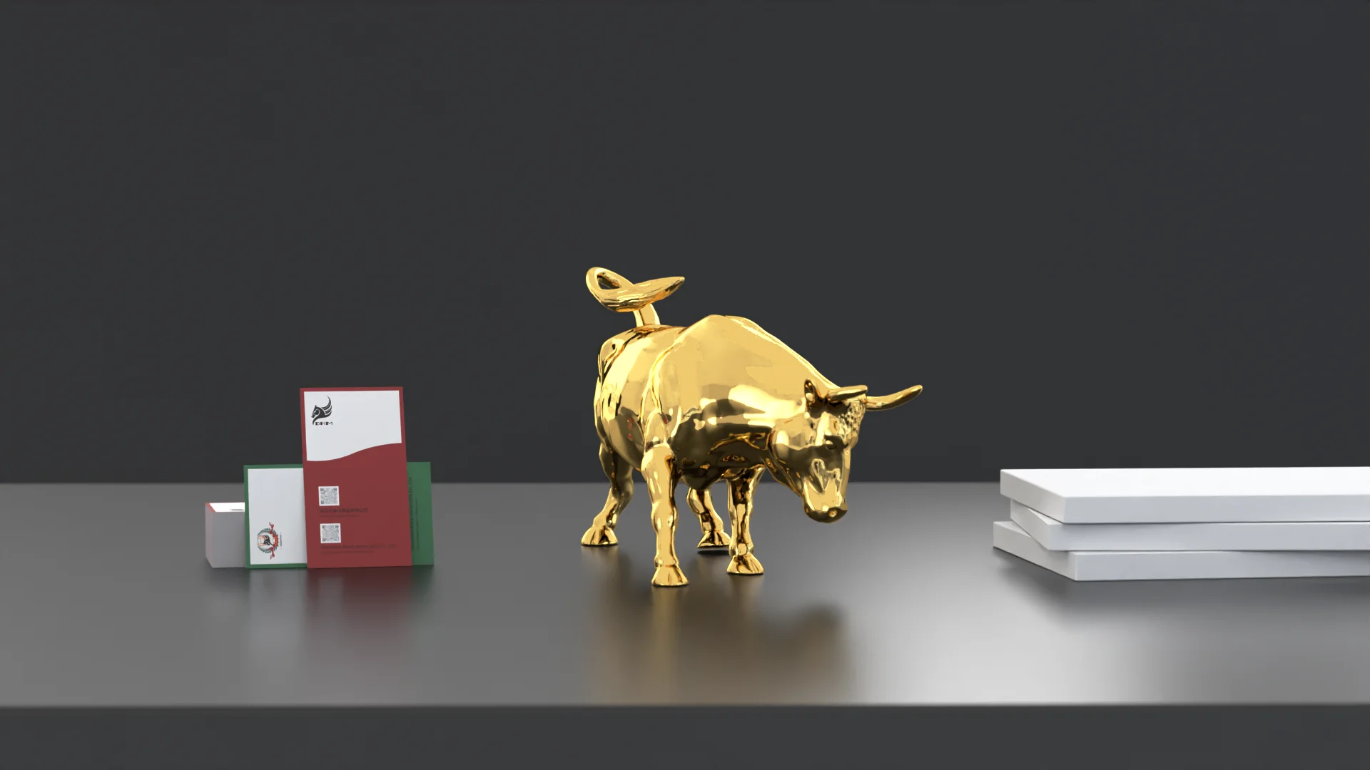 Высокое качество коррида Статуэтка настенная улица золотой БЫК скульптура животных орнамент