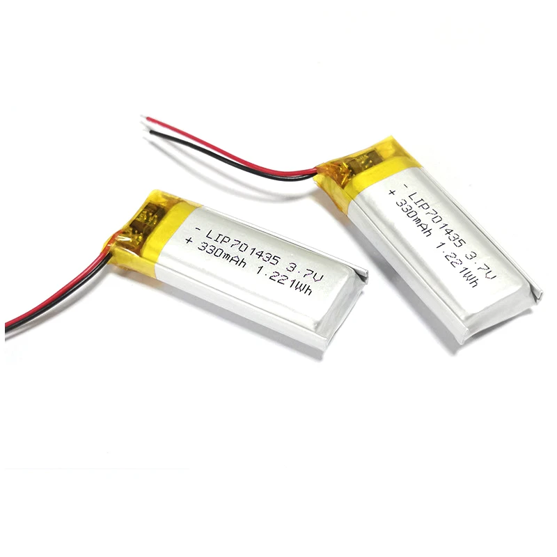 3.7v lipo battery 701435 701535 300mah 330mah rechargeable lipo battery lithium lithium ion batteries