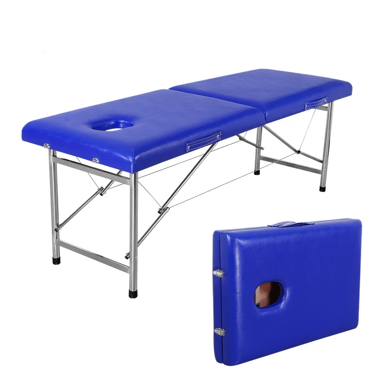 High quality Beauty Modern Salon Facial Treatment Aluminum Leg Foldable Massage Spa Bed