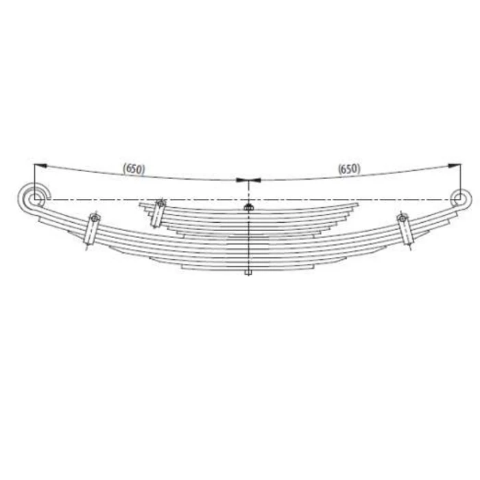 48210A0060A rear leaf spring for HINO 5 LEAVE