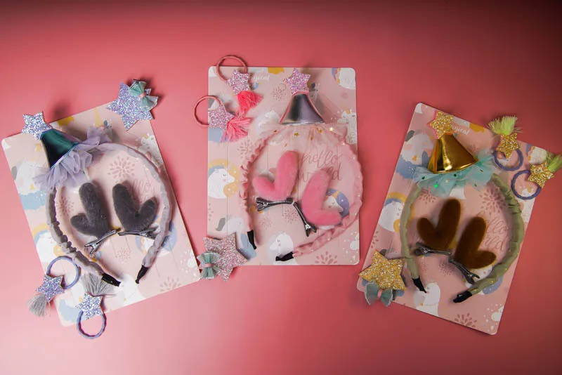 Kids Hair Bows Cute Princess Hair Clips Christmas Party Pretty Baby Hairpins Headwear Accessories