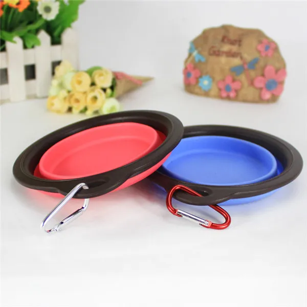 easy to take outdoor folding dog bowls