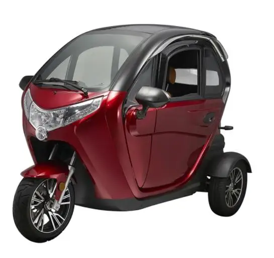 China 3 Wheel passenger Electric with new energy solar panel enclosed electric tricycle adult