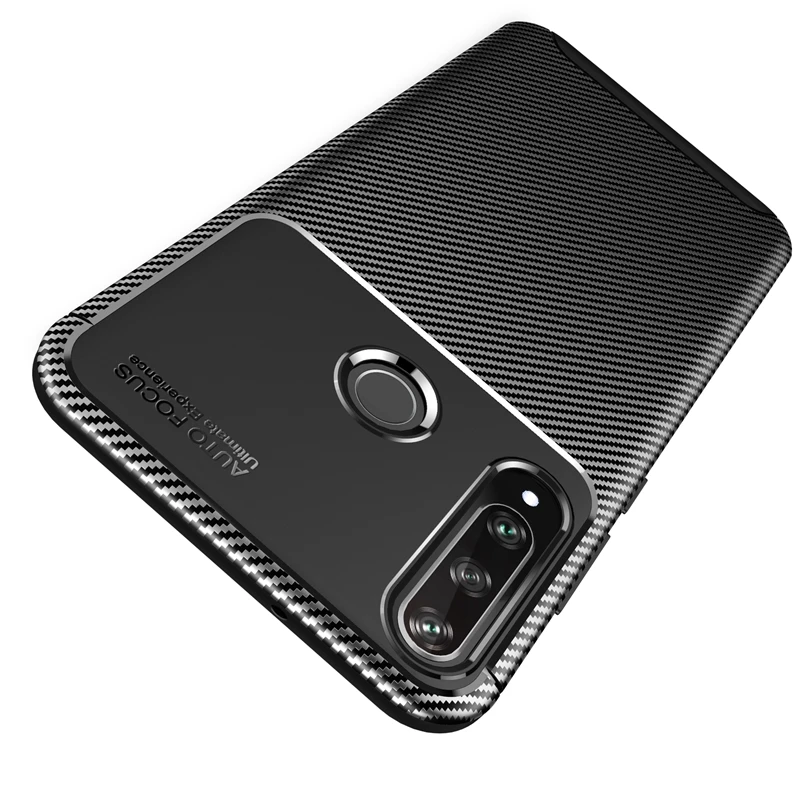 Мягкий силиконовый чехол из углеродного волокна с автофокусом для Huawei Y6P Y7P Y8P Y5P P40 Lite E Nova 7 SE Pro X10 P20 2019