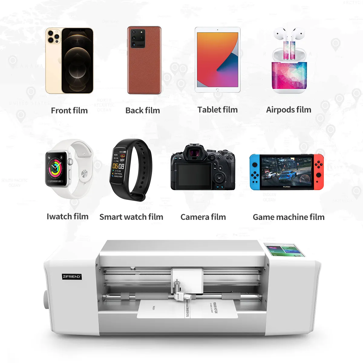 Nano Hydrogel Film Glass Mobile Phone plotter Screen Protector Cutting Making Machine for iPhone Samsung one plus realme xiaomi