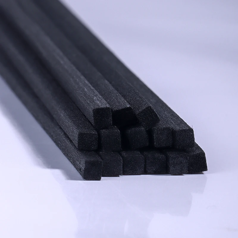 New product Square fiber sticks diffuser Fire free aromatherapy fiber sticks essential oil Rattan core sticks