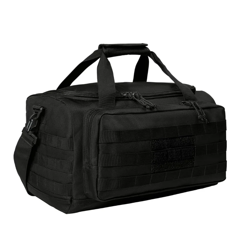 Tactical Molle Gear Range Bag with Shoulder Strap Outdoor Travel Weekender Gym Workout Deployment Bag