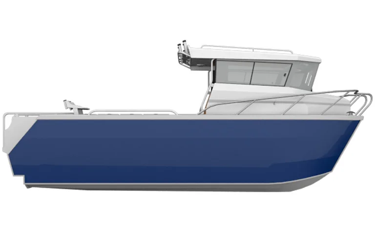 New Lifestyle 24ft aluminum catamaran boat cabin cruiser