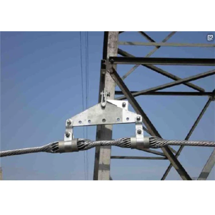 Double Suspension Clamp For OPGW Cable high voltage suspension cable  clamp price