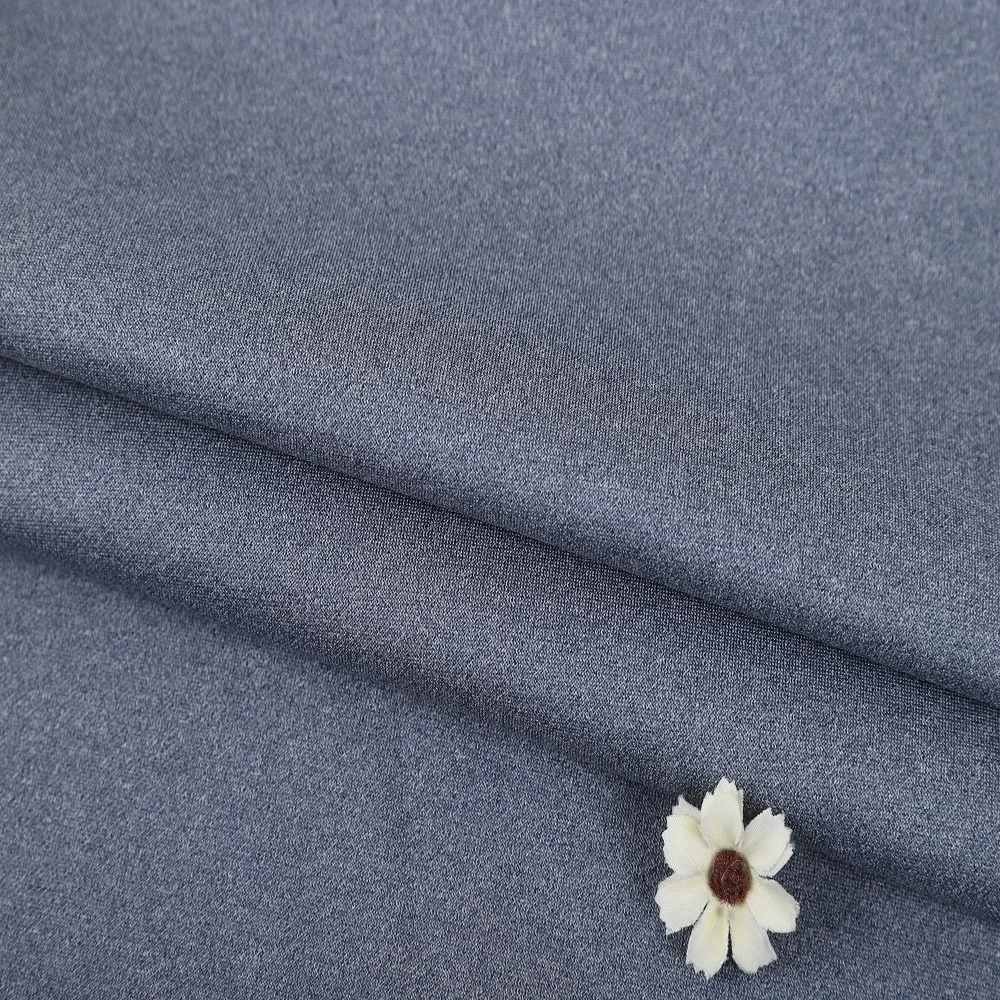 Hot Sale Knitting Sportswear Cationic Dye 100% Polyester Interlock Soft Scuba Material Tracksuits Fabric