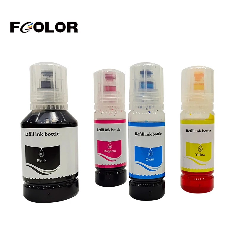 Fcolor Premium Refill Ink 544 T544 Compatible for Epson ET2700 ET7750 L555 L1110 L3150 L7180