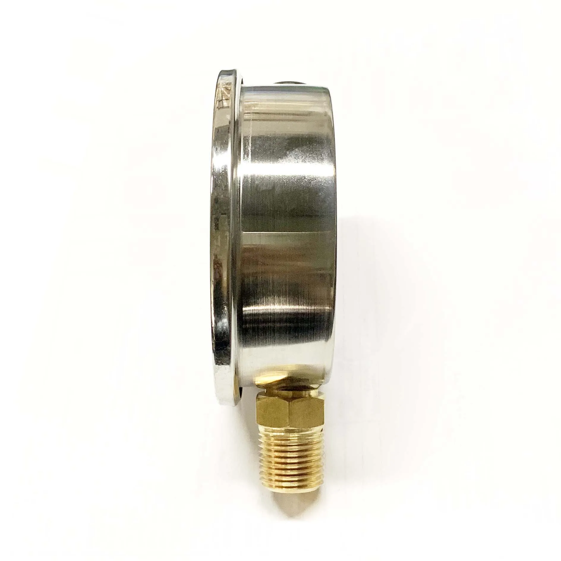 Y100 1/2NPT 10bar/140psi Safe Glass Stainlrss Steel Gauge Lquide Filled Manometer Vibration Proof Pressure Gauge Glycerin Filled