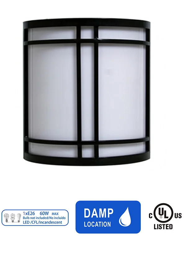 Bronze traditional outdoor wall sconce for Garden IP44 outdoor lights wall mounted 10W/13W/15W