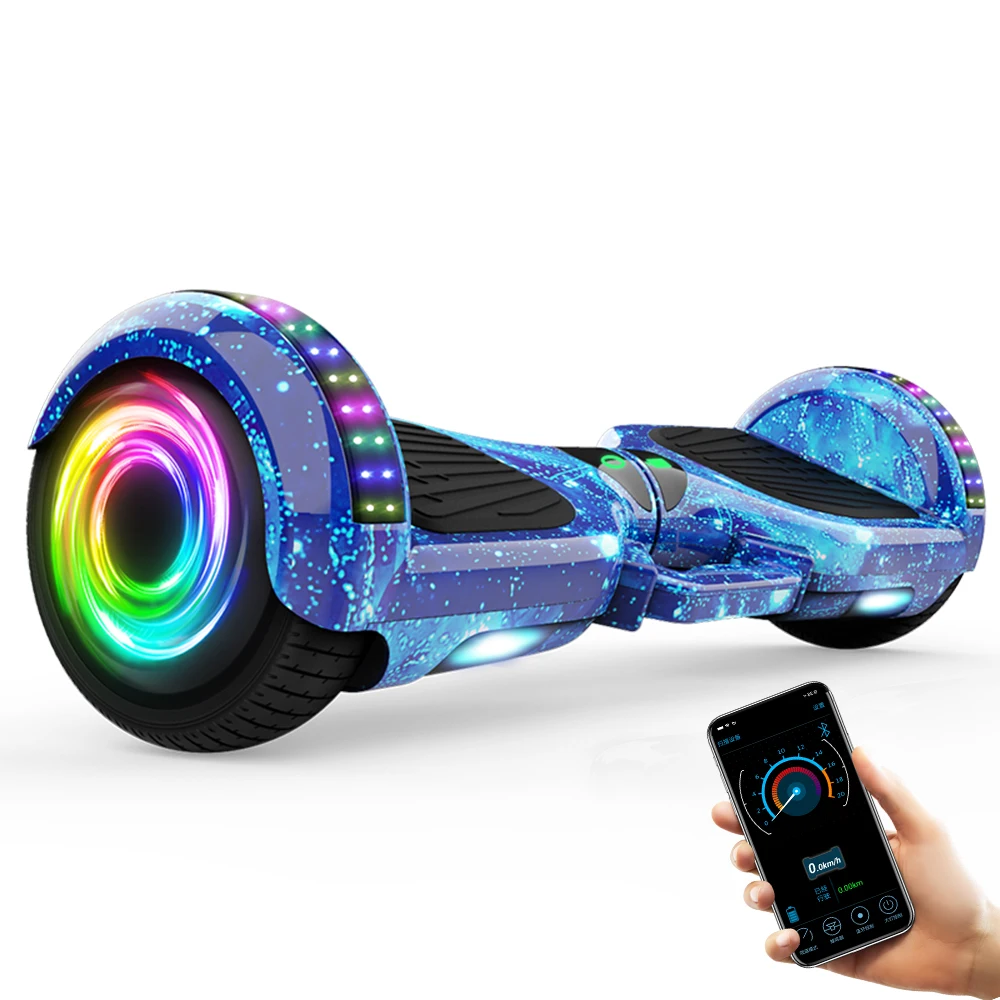 Custom china two wheels self-balancing electric scooter cheap kids Christmas  Birthday gift hover board