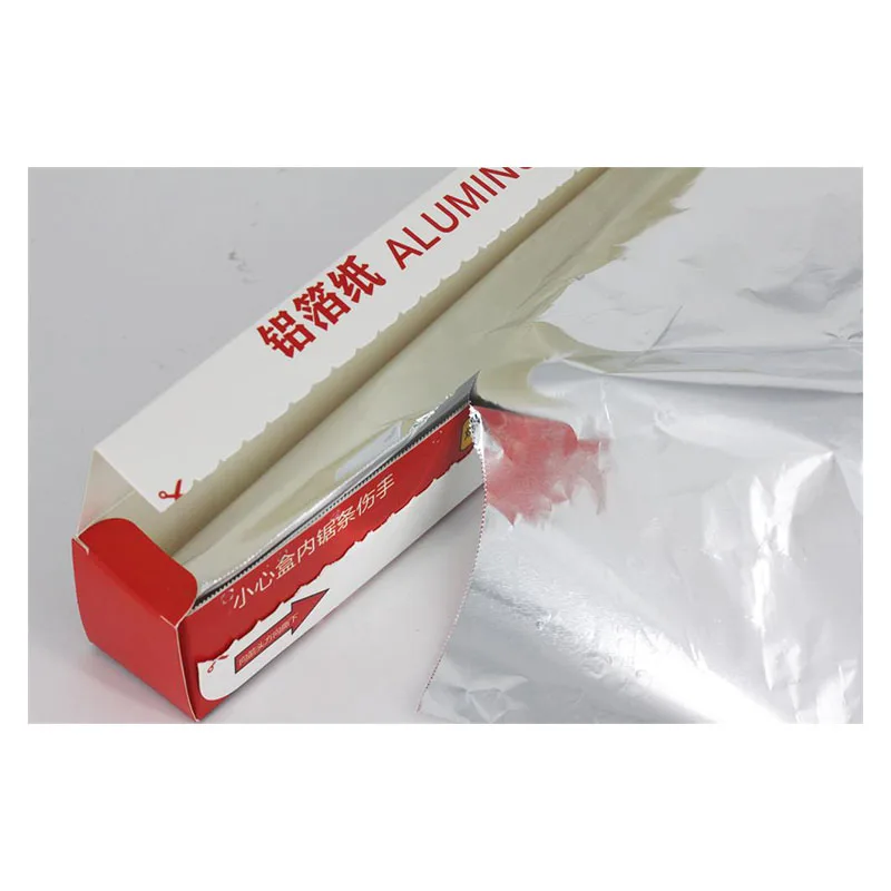 AIBO Top Quality food grade food package jumbo falcon aluminum foil roll packing paper