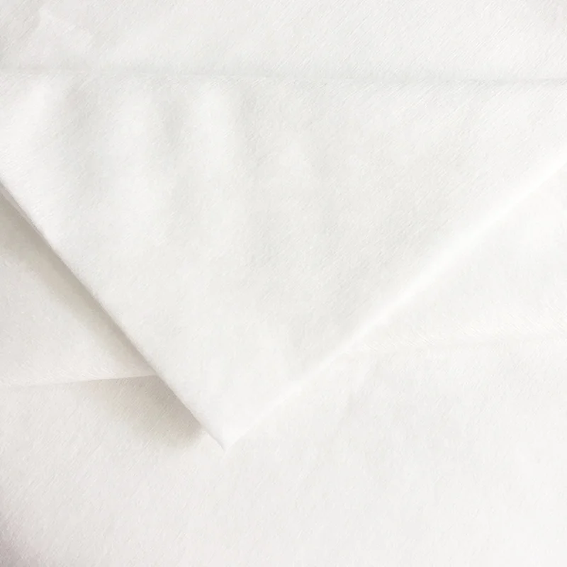 TNT 100% Bamboo PLA Polyester Rayon Viscose Cotton Cloth Spun Lace  Non-woven Spunlace Nonwoven Non Woven Fabric For Wet Wipes