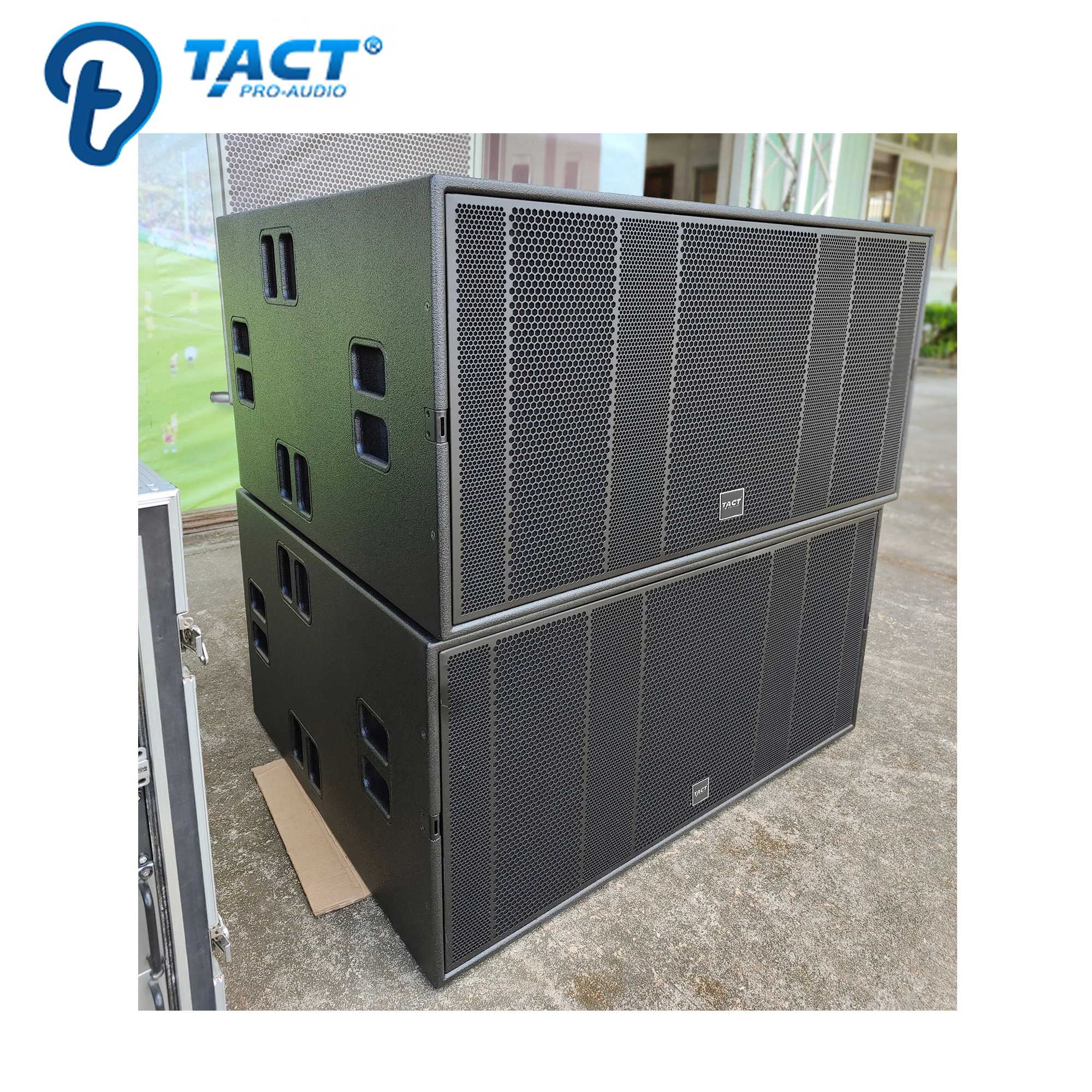 High power 3400W sound equipment dual 18 inch  professional sound subwoofers