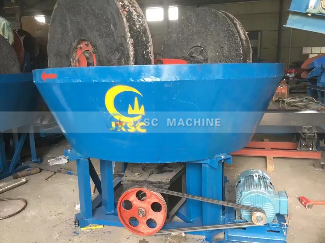 CE ISO Quality Verified Best Factory Price Gold Grinding Machine China Wet Pan Mill for Rock Gold Processing Plant