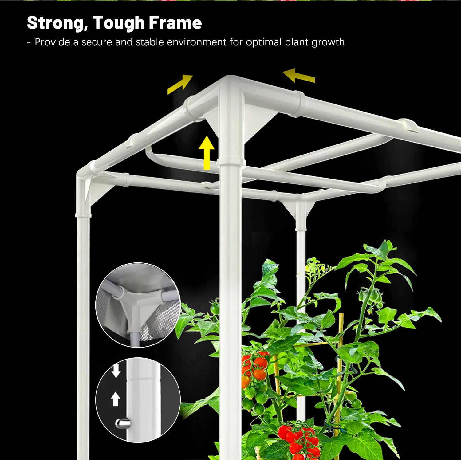 Factory Customized 600d Mylar Fabric Canvas Greenhouse Grow Box High-Reflective Mylar Indoor Grow Kit Tent Complete Kit